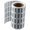 Self-Adhesive Consecutive Number Asset Tags